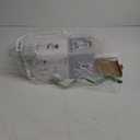 MR.SIGA Toilet Bowl Brush and Holder, Premium Quality, with Solid Handle and Durable Bristles for Bathroom Cleaning, White, 1 Pack (One Size)