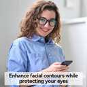 Dollger Blue Light Blocking Glasses Women Men Black Clear Frames Anti Bluelight Glasses Computer Acetate Fashion Eyeglasses