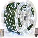 Christmas Lights 1200 LED 394 FT, IP67 Waterproof Christmastree Lights with 8 Modes, Remote Control 3 Timers & Memory Function Xmas Decorations for House and Holiday (Cool White)