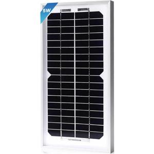 5W-Solar-Battery-Trickle-Charger-Maintainer 12V-Solar-Panel -Charger Waterproof Built-in Blocking Diode Small Solar Panels for Car, Automotive, Motorcycle, Boat, Marine, RV,Trailer, Truck, etc.