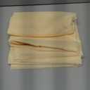 MIULEE 2 Panels Solid Color Sheer Window Curtains Elegant Window Voile Panels/Drapes/Treatment for Bedroom Living Room (54 X 102 Inches, Cream Beige)