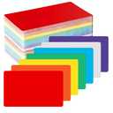 Harloon 100 Pcs Dry Erase Index Cards 3 x 5 Inch Laminated Reusable Dry Erase Note Cards Sheets for Office to Do List(Colorful)