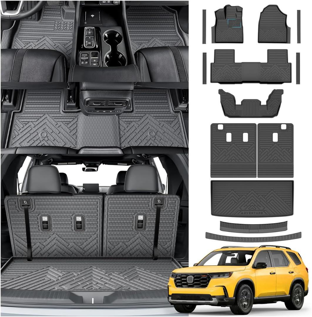 KUST Floor Mats for 2023-2026 Honda Pilot Accessories
