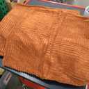 Fancy Homi 2 Packs Rust Boho Decorative Throw Pillow Covers 18x18 Inch for Couch Bed Sofa, Farmhouse Fall Home Decor, Soft Corss Corduroy Patchwork Textured Terracotta Accent Cushion Case