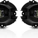 LED Fog Lights Compatible with 2006 2007 2008 Toyota RAV4,Fog lights Replacement Assembly,Front Driving Fog Lamps Kits with Wiring Harness Switch,Clear Lens