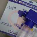 Home Use Breathing Exercise Device for Lungs, Lung Exerciser Device with Adjustable Volume Measurement (300cc/sec - 1600cc/sec) - Inhalation and Exhalation Modes