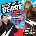 Jack Links x MrBeast Original Mini Beef Sticks  6g Protein per 2 Individually Wrapped Meat Snacks, Made with 100% Real Beef, Pantry-Ready, Kids Snacks, Great Stocking Stuffers, 12 Count 0.5oz Sticks