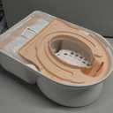 Real Feel 2-in-1 Potty with Wipes Storage, Flushing Sounds & Disposable Liners - Realistic Toilet - Easy to Clean & Assemble - Jool Baby (Pink)