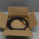 Giraffe Tools Leader Hose 5/8" x 4ft, Custom Length, No Kink, Flexible, Leakproof Water Hose, Double Female Fittings, 600 Burst PSI, 4ft, Black Orange