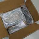 Trailer Axle U-Bolt Kit for 5,200-7,000 lbs 7" Long 3" Round Axle 1/2 Diameter for 1.75 or 2" Trailer Springs Black