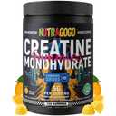 NUTRAGOGO NSF Certified Creatine Gummy - Creatine Monohydrate Gummies for Men & Women-5g of Creatine Monohydrate per Serving - Sugar Free,Vegan, Organe Electrolyte Chews, 135 Count, EXP: 05/2027
