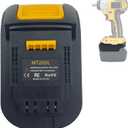MT20DL Battery Adapter for Makita 18V Li-ion Battery use on Dewalt 20V Battery Tool, Convert for Dewalt 18V 20V DCB200 Li-ion Battery Cordless Power Tools