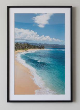 Frametory, 13x19 Metal Picture Frame with Mat for 11x17 Picture & Real Glass, Aluminum Photo Frame Collection (Black, 1 Pack)