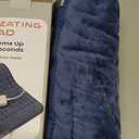 Heating Pad for Back, Neck, and Shoulder Pain Relief, Electric Heat Pad with 6 Heat Levels, Moist Heat Option, Auto Shut-Off, Birthday Christmas Gifts for Women Men Mom Dad Grandma, Gifts for her, Blue
