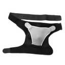 FRCOLOR 1pc Adjustable Shoulder Support Brace for Sports Breathable Compression Strap to Prevent Shoulder Injuries for Fitness and Rehabilitation Black