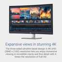Dell S3221QS 32 Inch Curved 4K UHD (3840 x 2160), VA Ultra-Thin Bezel Monitor, 60Hz, 4MS Response Time, 90% DCI-P3, 99% sRGB, AMD Free Sync, HDMI, DisplayPort, Built in Speakers, VESA Certified, Silver
