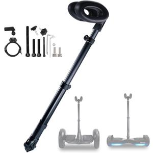 HandleBar Fit for Segway Ninebot S Smart/mini PRO/mini LITE Self-balance Scooter Hoverboard Adjustable 3in1 Function with Hand Grip, Leg Clamp, Kickstand - Release Knee Bar Pressure (Black)