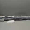 Egadis 1 Pack 2.56 in. x 2.56 in. x 46 in. Aluminum Side Mount Railing Post for 36" Stair or Level Railing Kit, Black Textured Powder-Coat Finish Fascia Mount Post Level Side Post