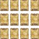 Beistle Western Wanted Signs – 12 Pack, Vintage-Style Wall Poster Decorations Slotted to Hold 8x10 Photos, Old West Party Décor for Western Themes, Cowboy Birthdays, and Saloon Events, 17” x 12”