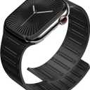 EVIE BAND Magnetic Band Compatible with Apple Watch Bands for Men Women 44mm 46mm 42mm 45mm 40mm 41mm 49mm 38mm, Silicone Loop Sport Strong Strap for iWatch Series 11 Ultra 3 Ultra 2 Se 10 9 8 7 6 5