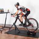 Bike Trainer Stand Resistance Adjustable - Portable Magnetic Bicycle Rollers Indoor Exercise/Fitness/Workout - Fordable Fully Aluminum Alloy