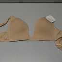 HACI Deep U Bra for Women Plunge Push Up Underwear Cleavage Seamless Low Neckline Padded Red Carpet Comfort 38C
