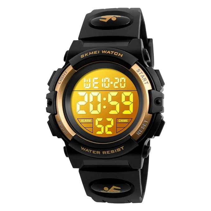 Boys Watch Digital Sports Waterproof Electronic Childrens Kids Watches Alarm Clock 12/24 H Stopwatch Calendar Boy Girl Wristwatch