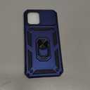 Vizvera for iPhone 17 Pro Max Case Wallet RFlD [Cards Holder][Camera Contro][Camera Cover] Full Body Rugged Shockproof Silicone Protective Phone Case for iPhone 17 Pro Max 6.9"(Blue)