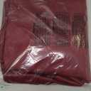 Hiasan Christmas Room Divider Curtains Blackout Patio Sliding Door Curtain Privacy Room Thermal Insulated Noise Reduction Panel with Back Tab & Rod Pocket for Glass Door (80 x 84 Inches, Burgundy)