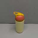 Owala Kids Flip Insulated Stainless-Steel Water Bottle with Straw and Locking Lid, 14-Ounce, Orange/Yellow (Misty Horizon)