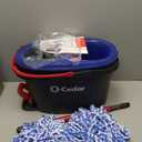 O-Cedar RinseClean Spin Mop & Bucket System + 1 Extra Mop Head | Clean with Clean Water | Removes 99% of Bacteria