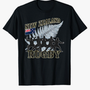 New Zealand Rugby Fan shirt All black Haka Maori dance T-Shirt Size M