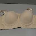 Runilut Women's Push-Up Full-Coverage Underwire Bra - Hide Back Fat, Deep Cup, Smoothing T-Shirt, Sculpting Uplift - Nude 48C