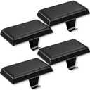 NIGHT-GRING 4PC Christmas Stocking Holder for Mantle, Reusable Christmas Stocking Hooks, Xmas Hanger for Fireplace Christmas Decoration Ornaments Hanging Shelf Floor