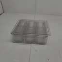 10 Pack Clear Fridge Organizer, Stackable Refrigerator Organizer Bins with Lids, Fridge Storage Containers for Kitchen, Food, Cabinets, Fruits, Vegetables, Cereals