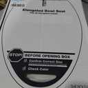 KOHLER K-4774-0 Brevia Elongated White Toilet Seat with Quick-Release Hinges And Quick-Attach Hardware For Easy Clean, White