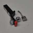 bROK Products 32960 Ball Mount 2"x2"Drop, 1" Ball, Black Powdercoat