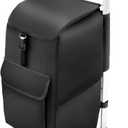 2 in 1 Shopping Cart, 330 lbs Grocery Cart on Wheels, Foldable, Load-Bearing Hand Truck with Black Waterproof Bag for Shopping, Moving, Groceries, Luggage,Office.