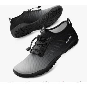 SIMARI Water Shoes for Women Men - Barefoot Quick-Dry Aqua Socks | Lightweight Swim Shoes for Surfing, Swimming, Beach Sports, Kayaking, Diving | Non-Slip Design, Size: Men's 5, Women's 8