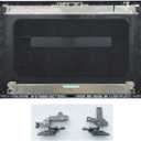 Replacement Laptop LCD Cover Back Rear Top Lid Front Bezel with Hinges for Dell Inspiron 15 3510 3511 3515 00WPN8 0WPN8 09WC73 9WC73 AP3LE000901 Gray