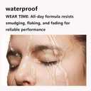 2 x Mascara Volume And Length Black Waterproof Fast Dry Eyelashes Eye Makeup Volumizing Lengthening Curling Defining (Black 06)