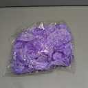 GORGECRAFT 11 Yards 2-Layer Pleated Chiffon Lace Ribbon Purple Gathered Voile Mesh Organza Tulle Fabric Ruffles Edge Lace Trim for Sewing Craft Wedding Dress Party Accessories Decor Handmade DIY