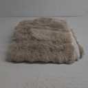 Ghouse Ultra Soft Faux Rabbit Fur Rug 3x5, Machine Washable Area Rugs for Bedroom Fluffy Rugs for Living Room, No-Shedding Carpet Sheepskin Rug Light Brown Beige