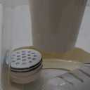 GLACIER FRESH 10 Cup Purela Glass Water Pitcher with 1.6X Flow Rate Upgraded Ultrafiltration Membrane and Activated Carbon Filter, Reduces 99% Chlorine, PFOA&PFOS, Coliforms, White