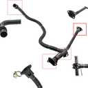 Secondary Air Injection Pump Hose 06E131143AK 06E131143AJ Compatible with Audi A4 A5 A6 A7 Q5 Q7 Touareg 2011-2018