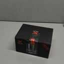 JBHO Hand Blown Crystal Double Old Fashioned Cocktail, Solid Whiskey Glasses, Rocks Glasses, Lowball Glasses - 12 Ounce - set of 2 - Perfect Size for Oversized Ice Cubes