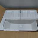 Black Vessel Sink with Faucet and Drain Combo -Bokaiya 16x12 Matte Black Vessel Bathroom Sink Rectangle Above Counter Porcelain Ceramic Vessel Sink Art Basin