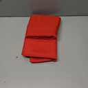 2 Pack Small Square Table Cloth 36X36 Inch Red Washable Fabric Tablecloth Polyester Solid Table Cover for Night Stand End Table Side Table Outdoor Indoor