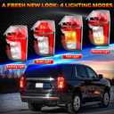 84849417 LED Tail Light Assembly Fit Chevrolet Tahoe Suburban LS LT RST Z71 2024 2023 2022 2021 Chevy Rear Taillight Assembly GM2801322 (RH 2021-2024)
