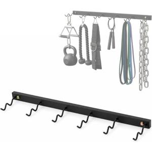 Cable Attachment Storage Rack, LAT Pulldown Bar Holder, Home Gym Organizer for Cable Handles and Attachments